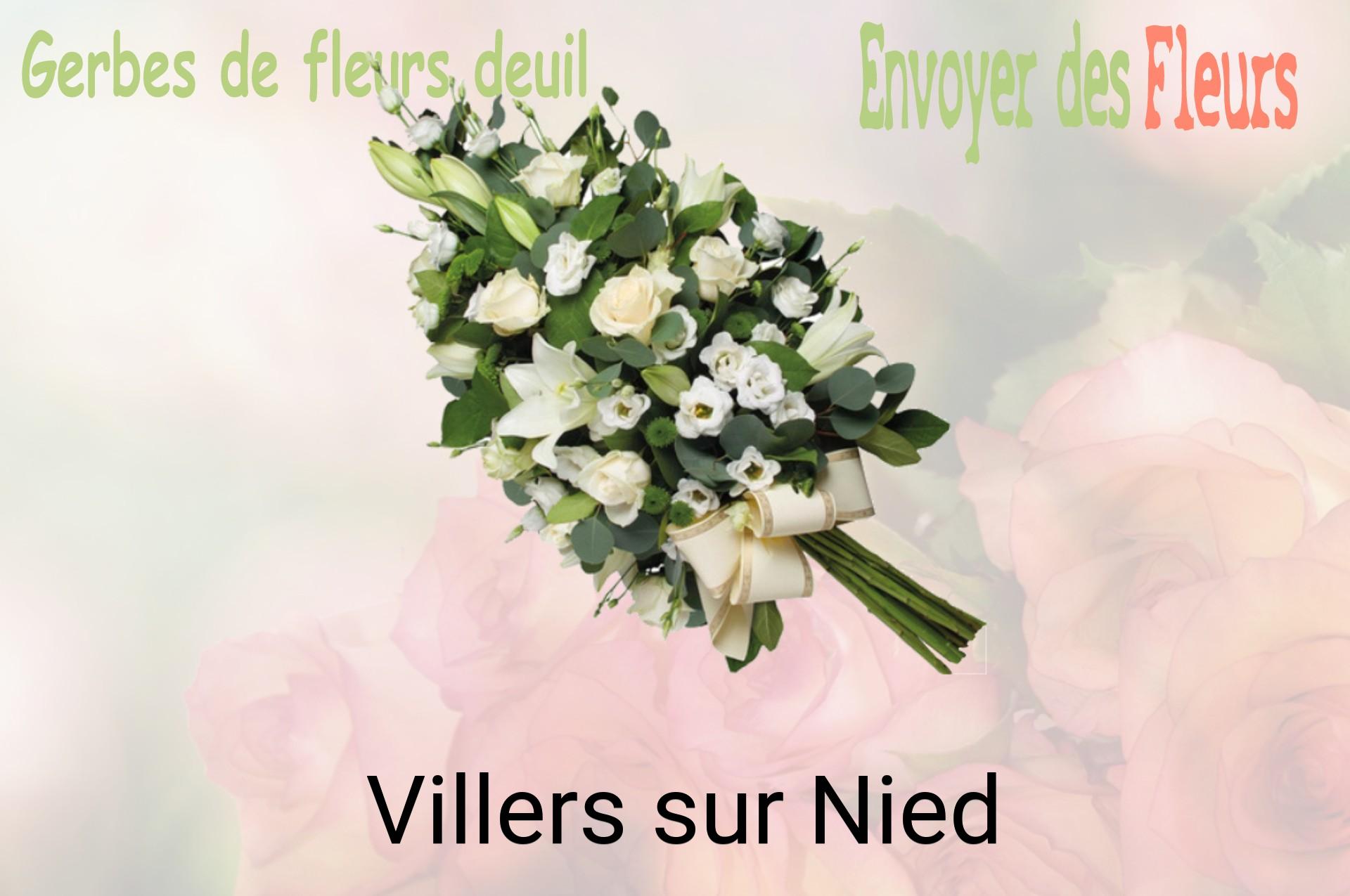 Gerbe de fleurs de deuil livrée à Villers-sur-Nied